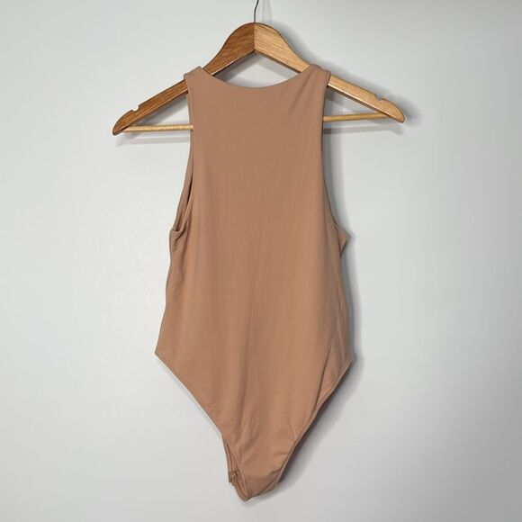 NWT Zara Tan Halterneck Bodysuit Size Small - Picture 8 of 10